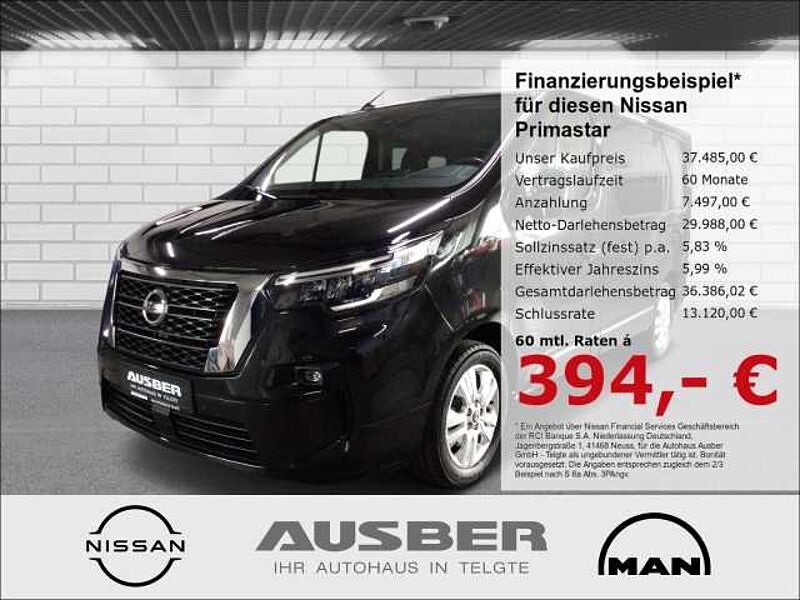 Nissan Primastar Kombi 9Sitzer L1H1 2,8t TEKNA Automatikgetr. GJR Design Heckklappe 2Schiebetüren