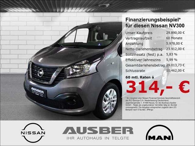 Nissan NV300 Kombi L1H1 PREMIUM 9-Sitzer mit Rampe!