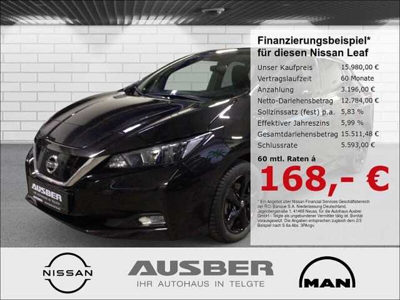 Nissan Leaf N-Connecta Winterpaket mit LM-Rädern schwarz AWM ProPilot 40 kWh