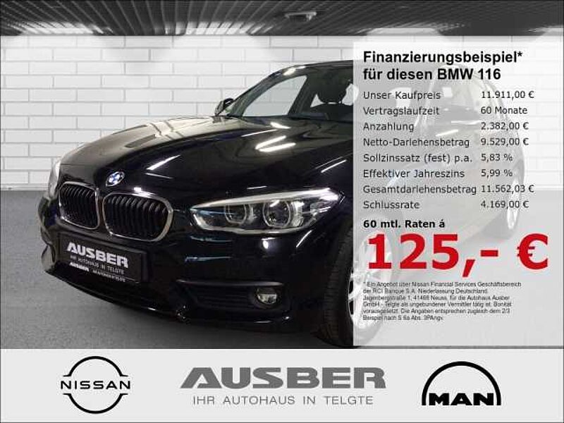 BMW 116 Advantage 5trg LED Licht NAVI MFL